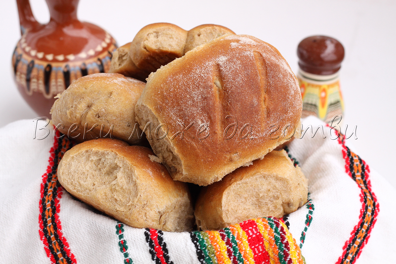 пухкави хлебчета с типово брашно